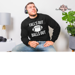 Load image into Gallery viewer, Fall&#39;s Out Balls Out Crewneck Sweater
