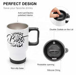 Load image into Gallery viewer, Custom 14oz white Travel Mug
