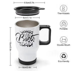 Load image into Gallery viewer, Custom 14oz white Travel Mug
