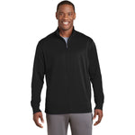 Load image into Gallery viewer, Custom Sport-Tek Sport-Wick Fleece Full-Zip Jacket - Black
